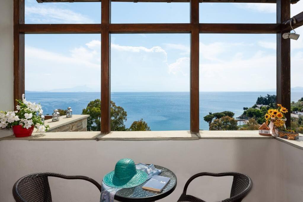 Seaside House With View Over Pagasitikos Áfissos Dış mekan fotoğraf